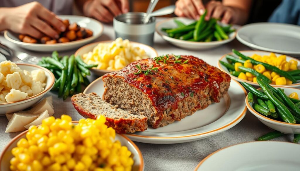 meatloaf and side dishes