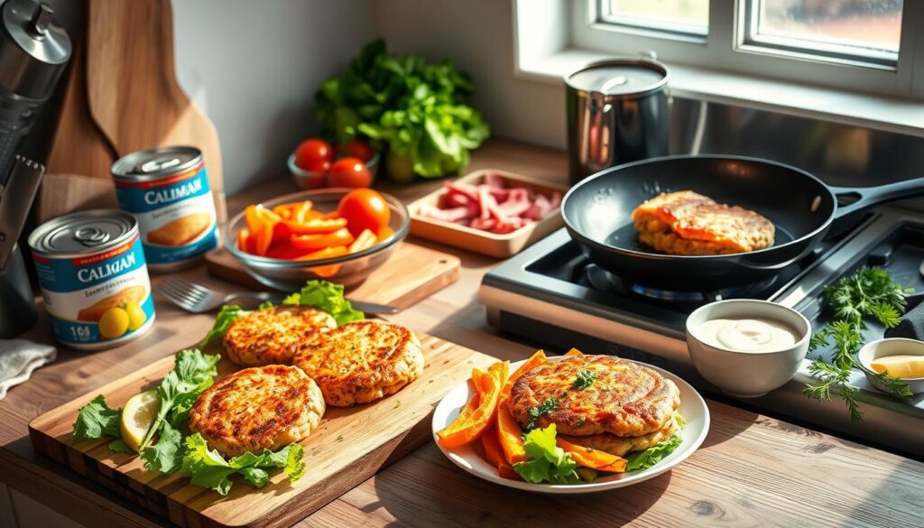 salmon burger meal prep